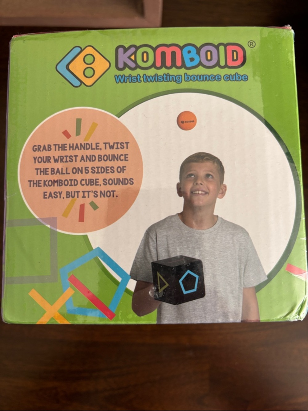 Kids Wrist Twisting Bounce Cube - Black